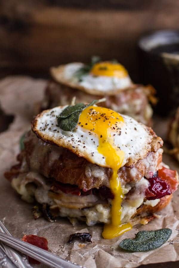 The Thanksgiving Leftovers Croque Madame | halfbakedharvest.com @hbharvest