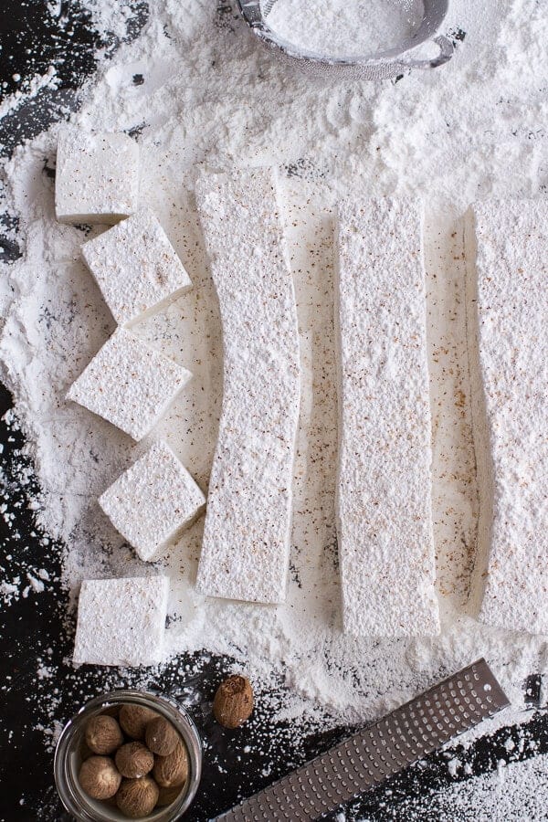 Naughty Nice Hot Cocoa with Spiked Eggnog Marshmallows | halfbakedharvest.com @hbharvest