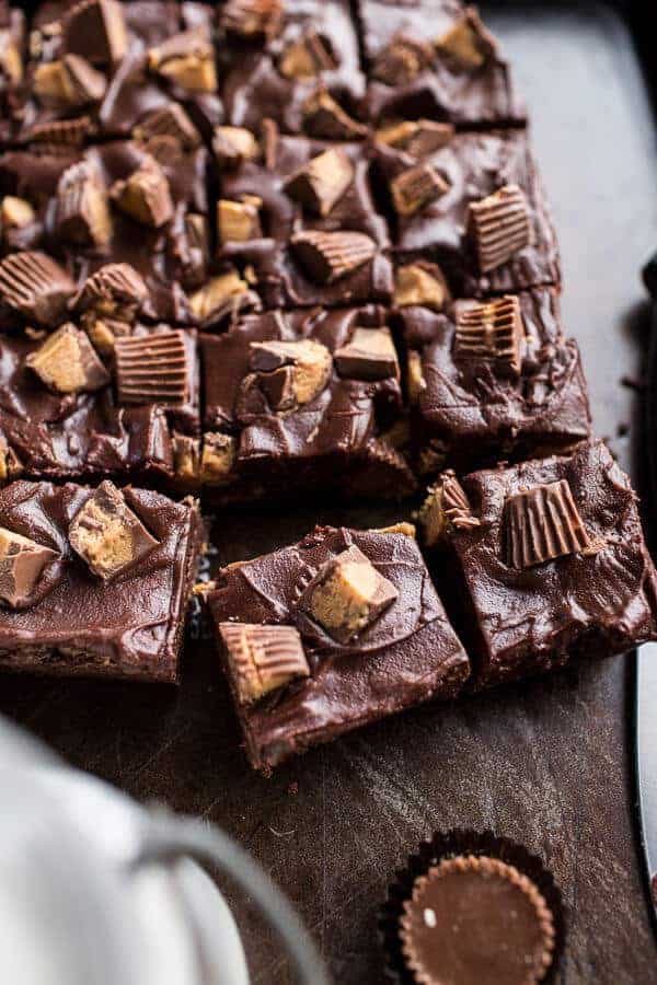 The Very Best Peanut Butter Cup Fudge Brownies | halfbakedharvest.com @hbharvest