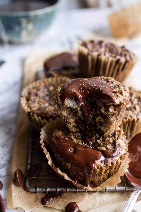Vanilla Chia and Earl Grey Chocolate Banana Muffins | halfbakedharvest.com @hbharvest