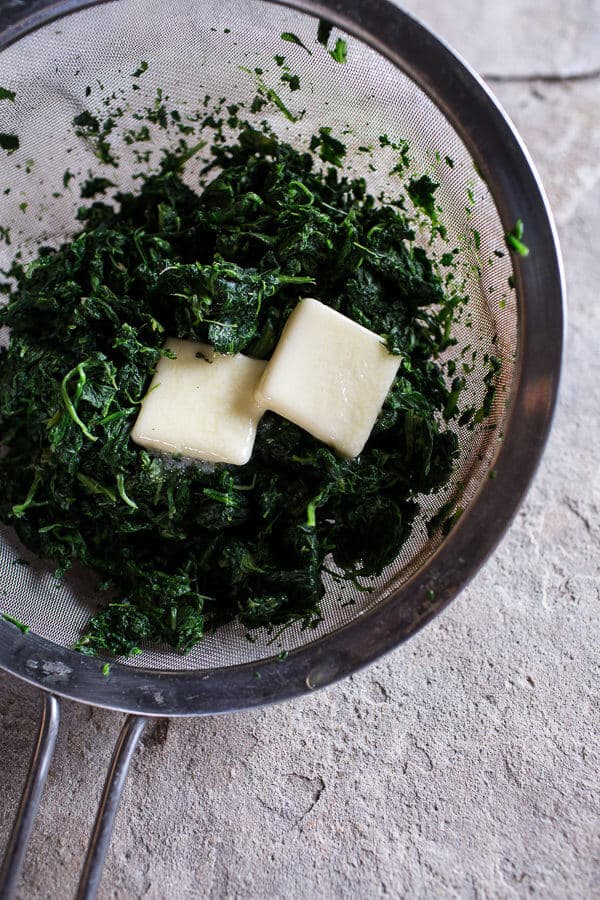 Mom’s Chicken Florentine with Creamy Roasted Garlic Polenta | halfbakedharvest.com @hbharvest