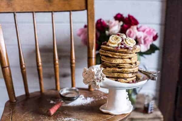 Ricotta Chocolate Chip Banana and Chia Pancakes | halfbakedharvest.com @hbharvest
