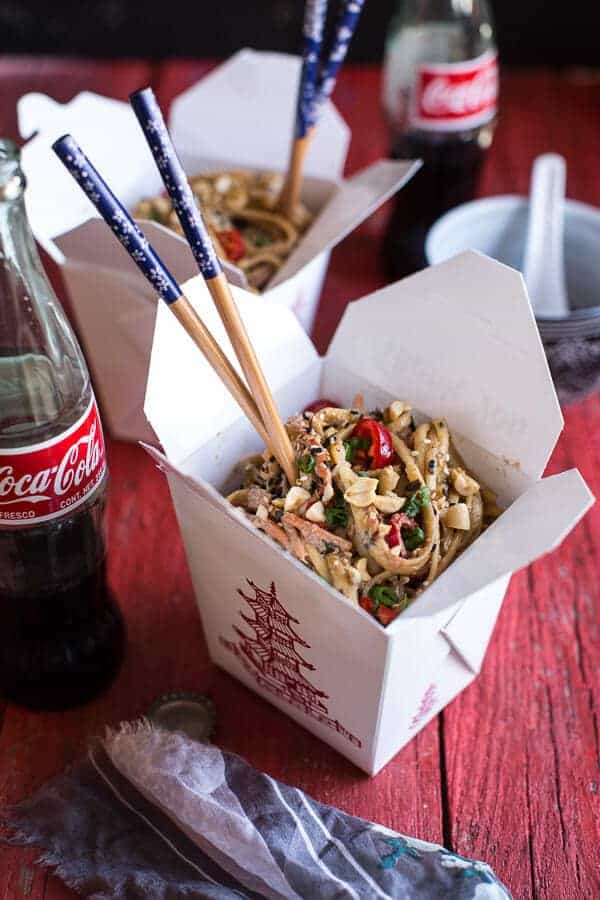 Spicy Sesame Basil Noodles | halfbakedharvest.com @hbharvest