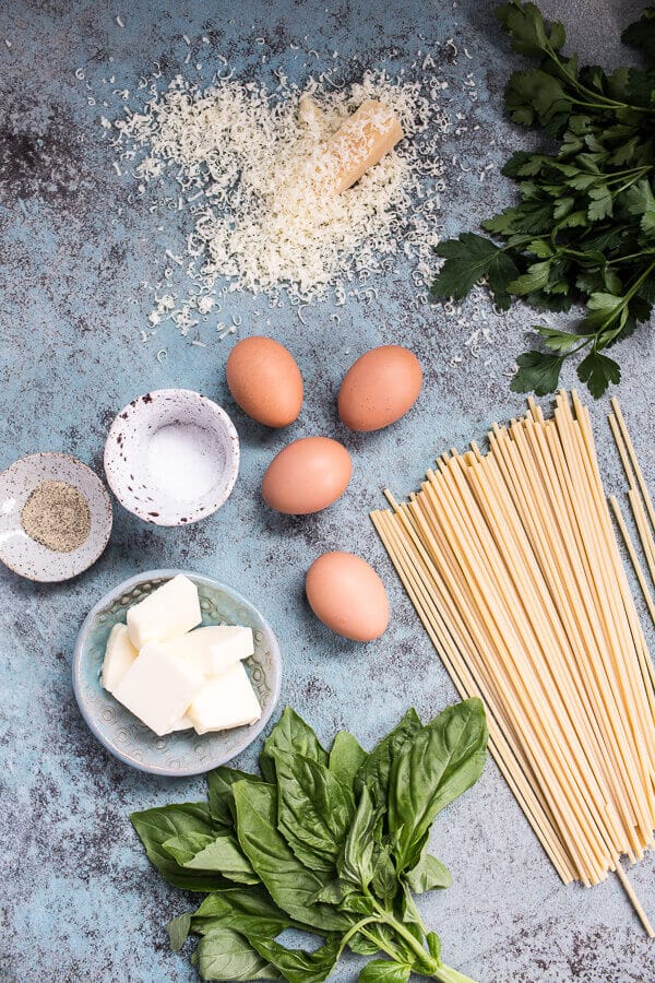 10-Minute Creamy, Buttery Herbed Bucatini | halfbakedharvest.com @hbharvest
