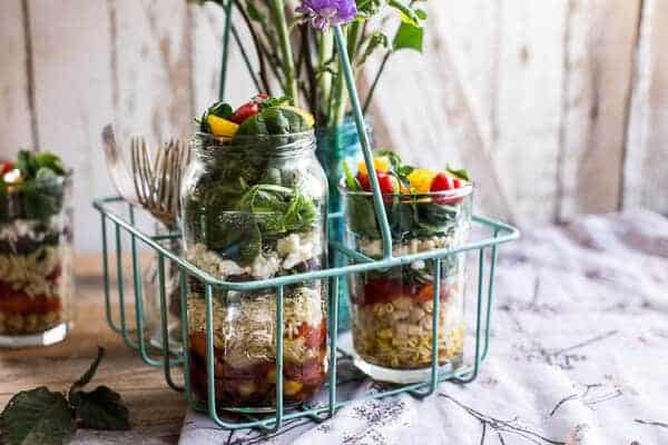 Easy Layered Mediterranean Orzo Pasta Salad | halfbakedharvest.com @hbharvest