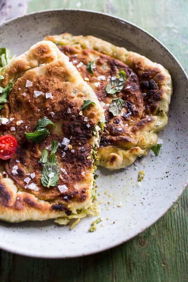 Asparagus, Pistachio Pesto and Ricotta Gozleme | halfbakedharvest.com @hbharvest