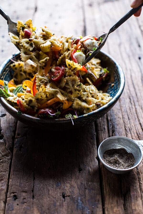 Everything But the Kitchen Sink Pasta Salad | halfbakedharvest.com @hbharvest