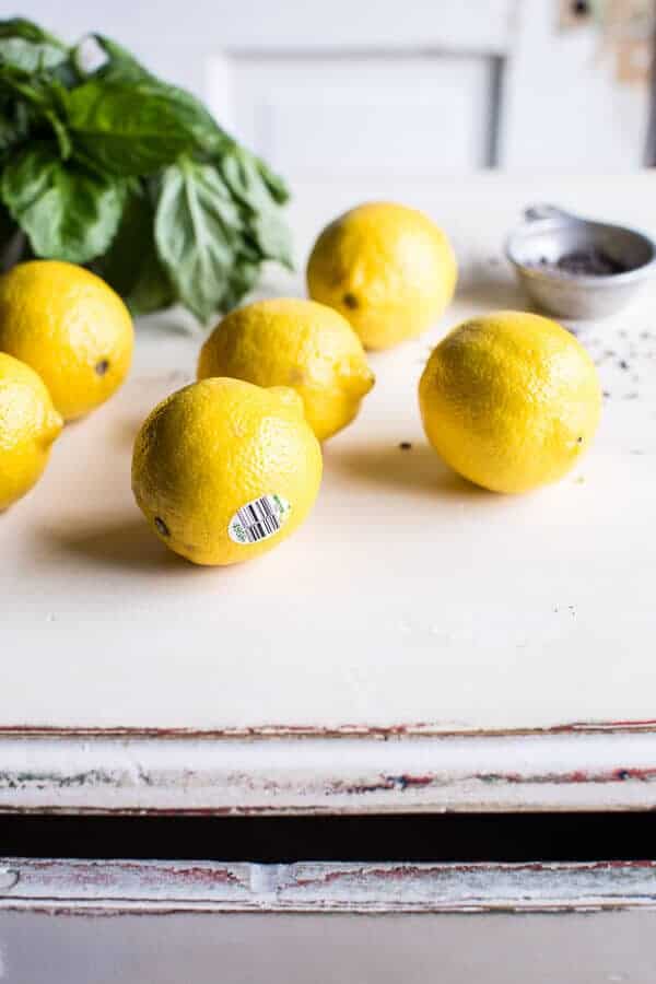 Lavender Basil Lemonade | a healthy drink to sip on all summer! halfbakedharvest.com @hbharvest