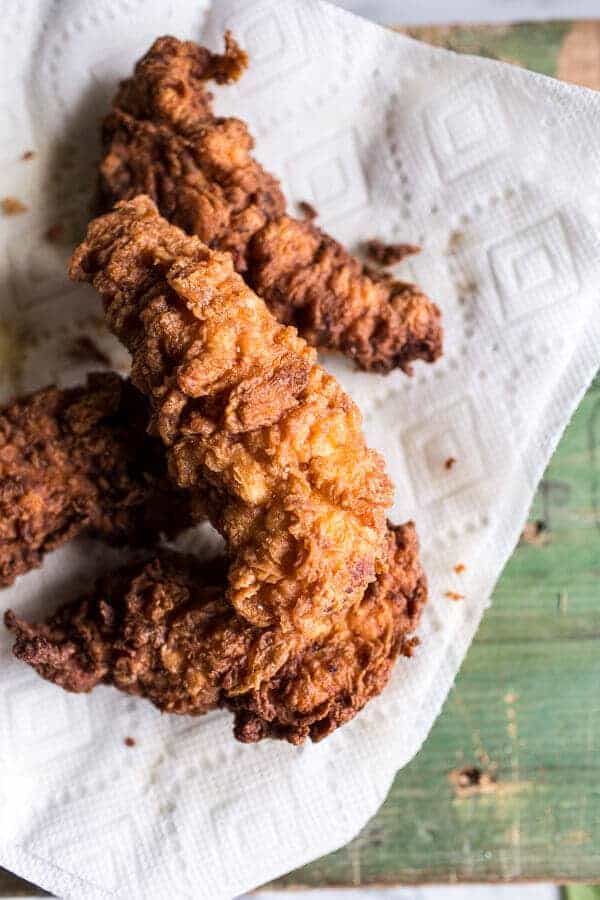 Buttermilk Chicken Biscuit with Habanero Peach Hot Sauce + Honey Butter | halfbakedharvest.com @hbharvest