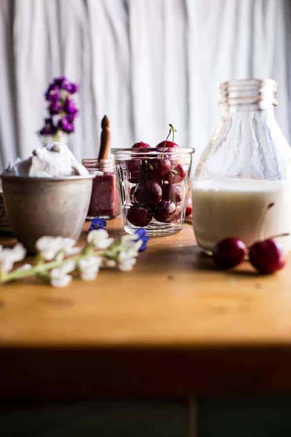 Cherry and Goat’s Milk Coconut Mousse | halfbakedharvest.com @hbharvest