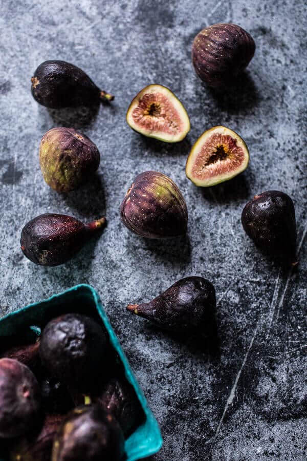 Dandelion Green Pesto, Fresh Fig and Gorgonzola Pizza with Prosciutto | halfbakedharvest.com @hbharvest