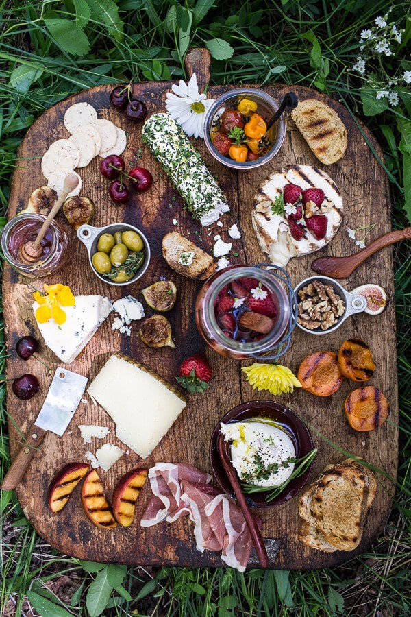 How to make a Killer Summer Cheeseboard (with Pickled Strawberries + Herb Roasted Cherry Tomatoes!) | halfbakedharvest.com @hbharvest