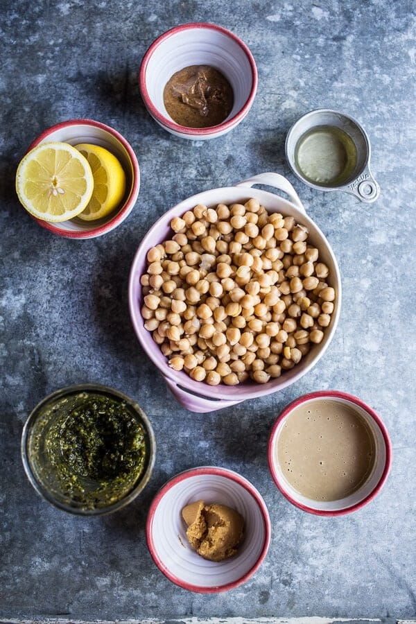 Summer Fruit Salsa and Pesto Hummus | halfbakedharvest.com @hbharvest
