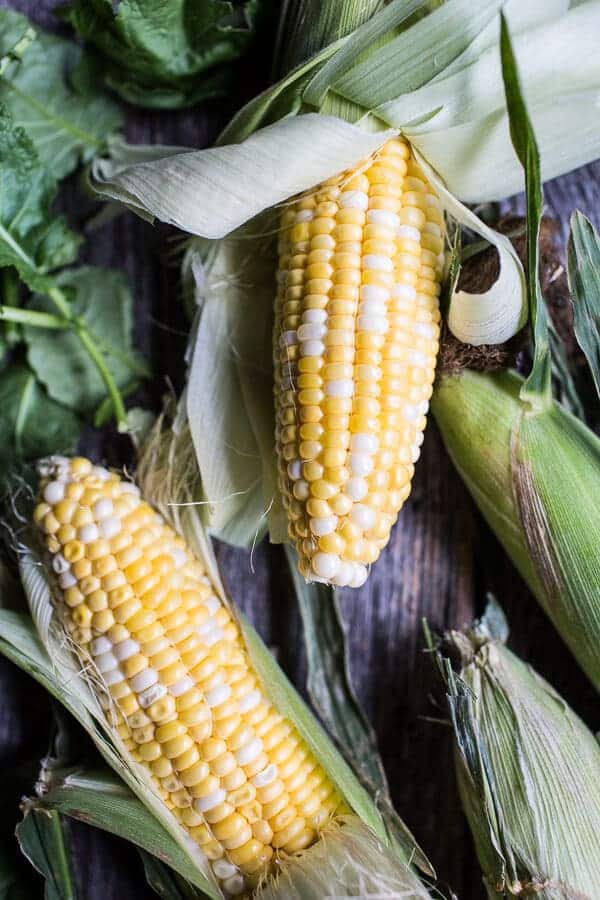 Cheesy Kale and Corn Soufflé | halfbakedharvest.com @hbharvest