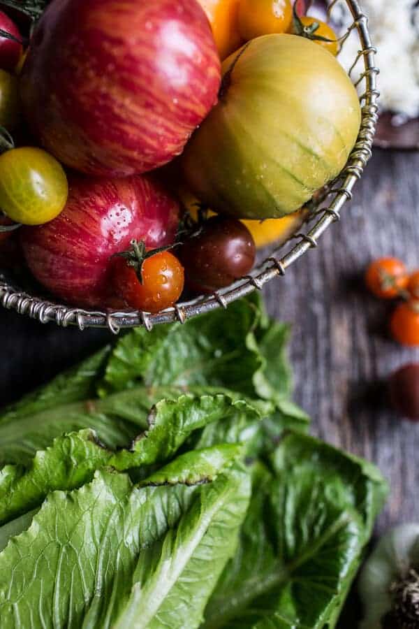 Greek Chicken Gyro Caesar Salad | halfbakedharvest.com @hbharvest