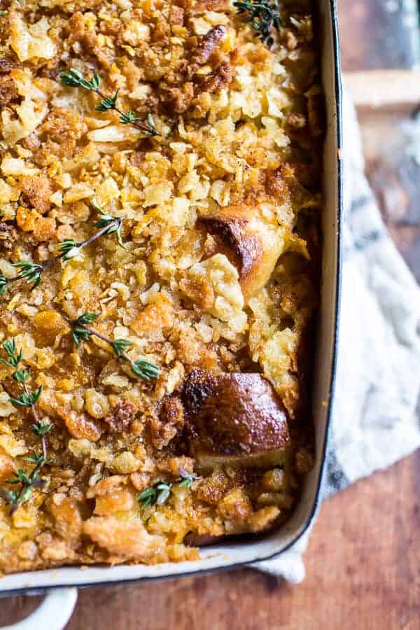 One Pan Healthier Chicken and Zucchini Noodle Casserole | halfbakedharvest.com @hbharvest