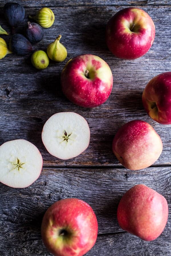 Bacon Wrapped Fig and Honeycrisp Apple Salad with Salted Caramel Pecans | halfbakedharvest.com @hbharvest