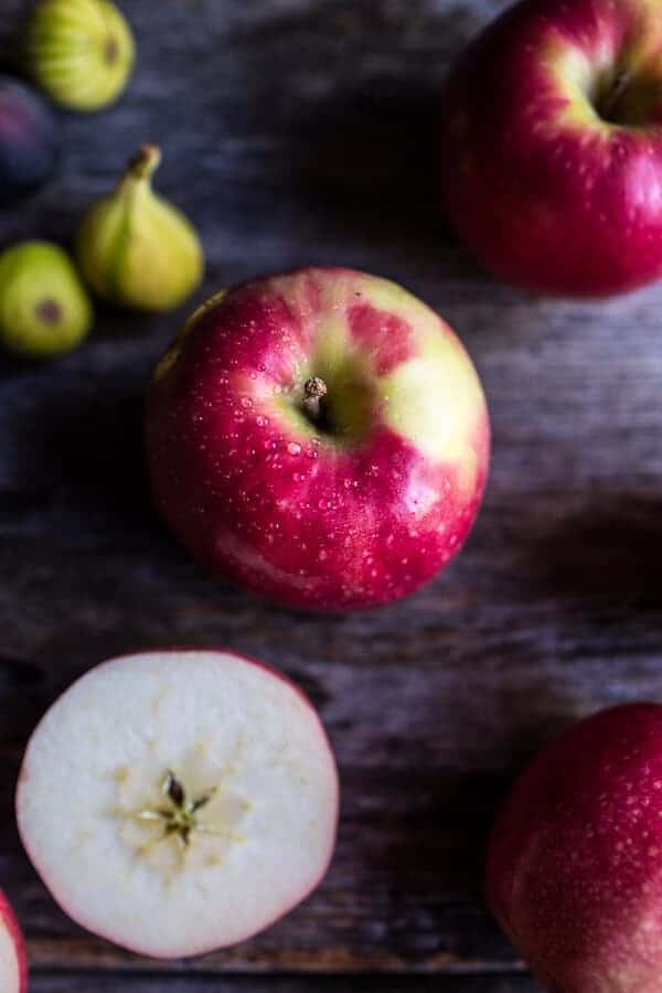 Bacon Wrapped Fig and Honeycrisp Apple Salad with Salted Caramel Pecans | halfbakedharvest.com @hbharvest