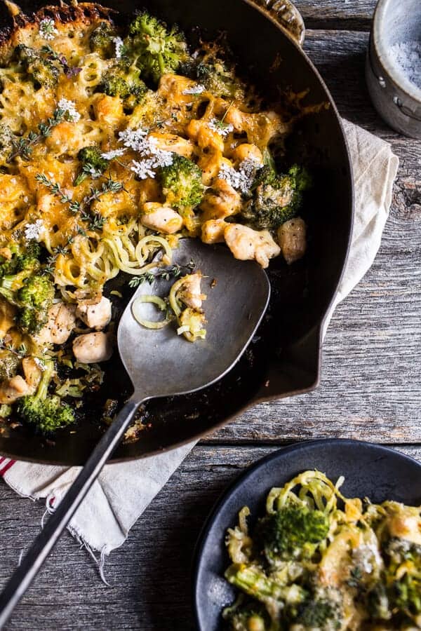 Chicken and Broccoli Skillet Bake | halfbakedharvest.com @hbharvest