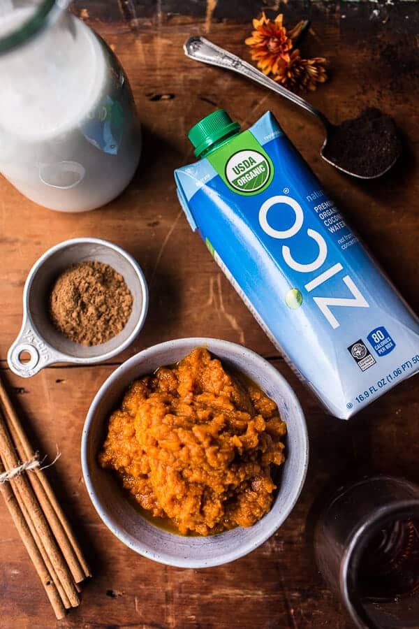 Coconut Pumpkin Spice Latte | halfbakedharvest.com @hbharvest