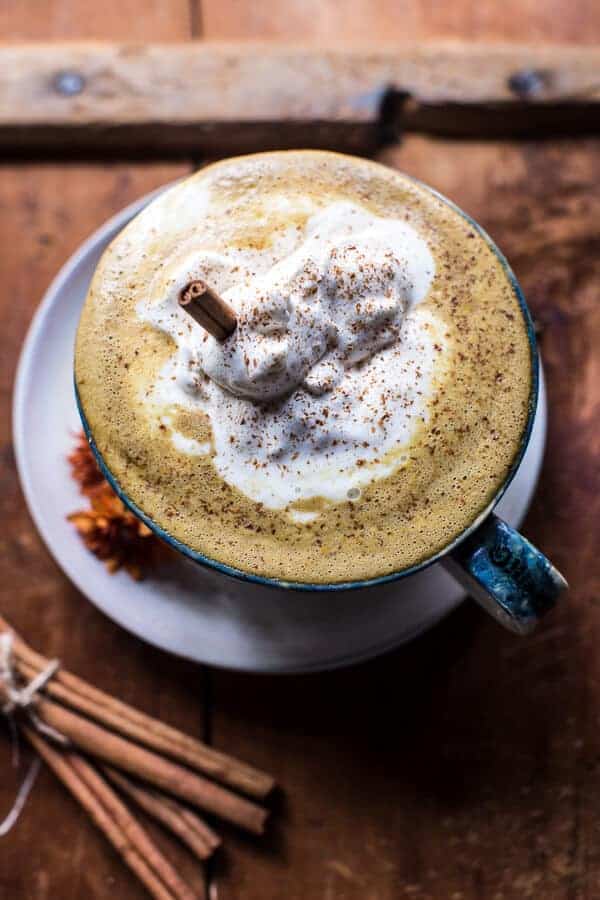 Coconut Pumpkin Spice Latte | halfbakedharvest.com @hbharvest