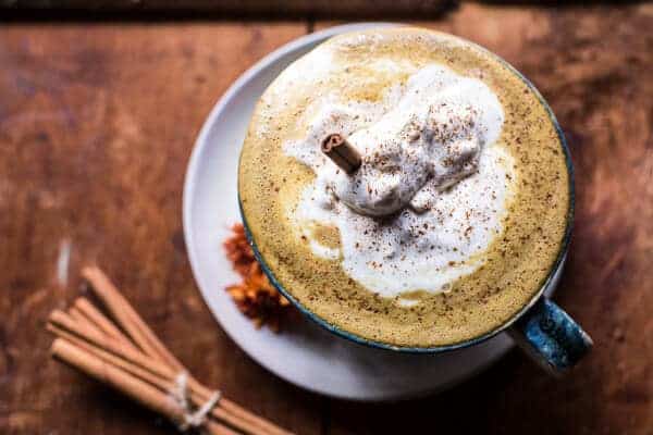 Coconut Pumpkin Spice Latte | halfbakedharvest.com @hbharvest