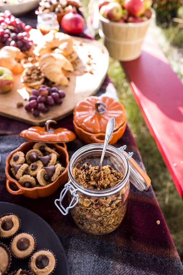 Easy Peanut Butter Pumpkin Seed Granola | halfbakedharvest.com @hbharvest