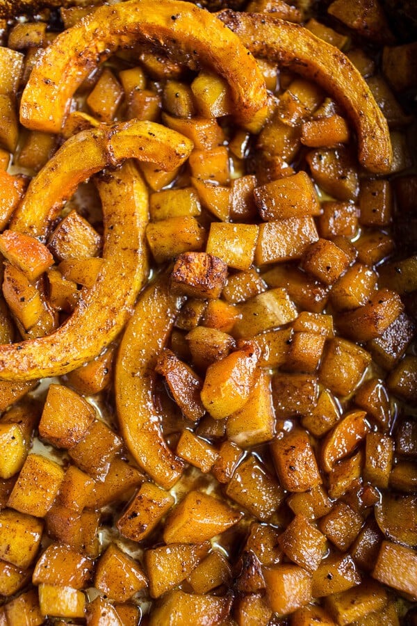 Spiced Almond Pancakes with Candied Butternut Squash + Maple Butter | halfbakedharvest.com @hbharvest