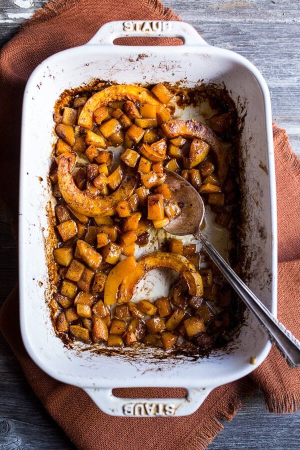 Spiced Almond Pancakes with Candied Butternut Squash + Maple Butter | halfbakedharvest.com @hbharvest