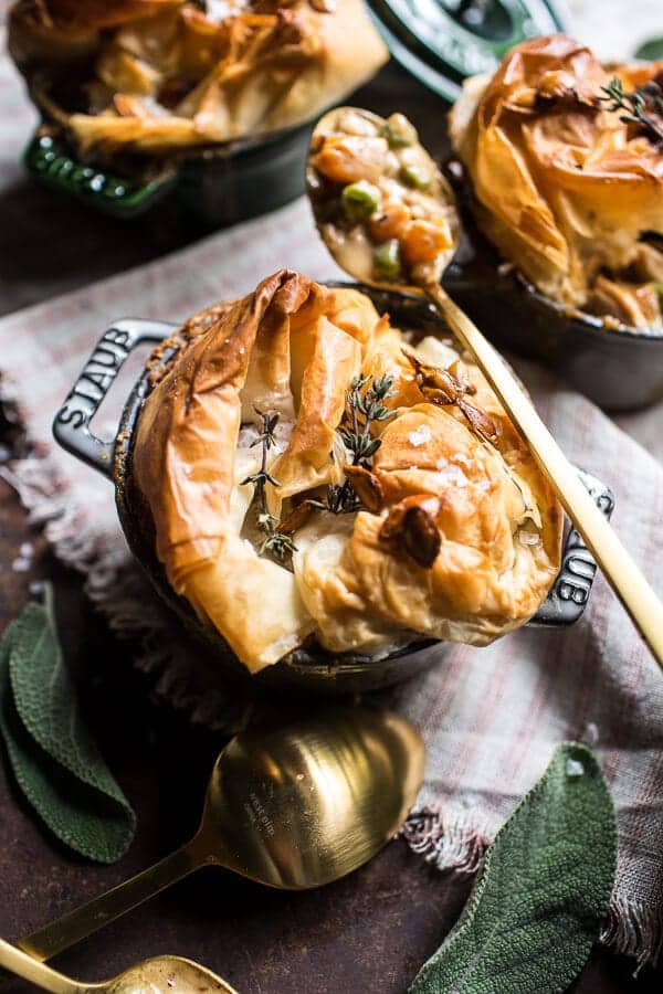 Autumn Chicken and Phyllo Dough Pot Pies | halfbakedharvest.com @hbharvest