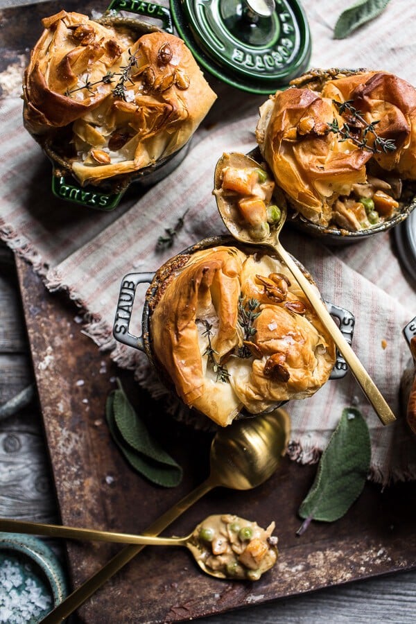 Autumn Chicken and Phyllo Dough Pot Pies | halfbakedharvest.com @hbharvest