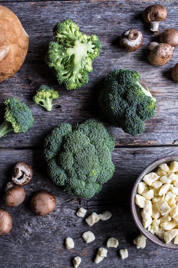 Broccoli Cheddar Soup with Fried Cheese Curds | halfbakedharvest.com @hbharvest