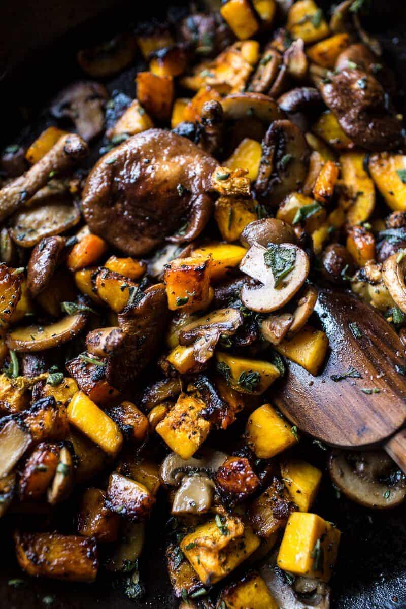 Butternut Squash and Wild Mushroom Stuffing | halfbakedharvest.com @hbharvest