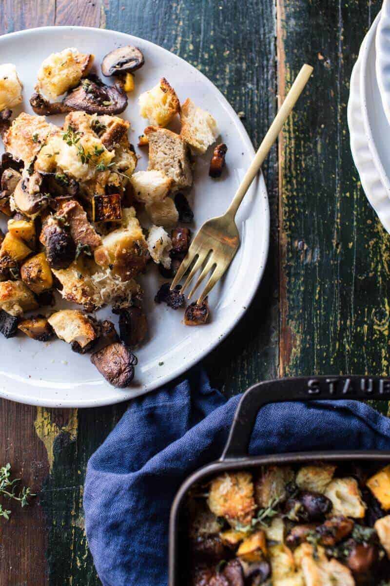 Butternut Squash and Wild Mushroom Stuffing | halfbakedharvest.com @hbharvest