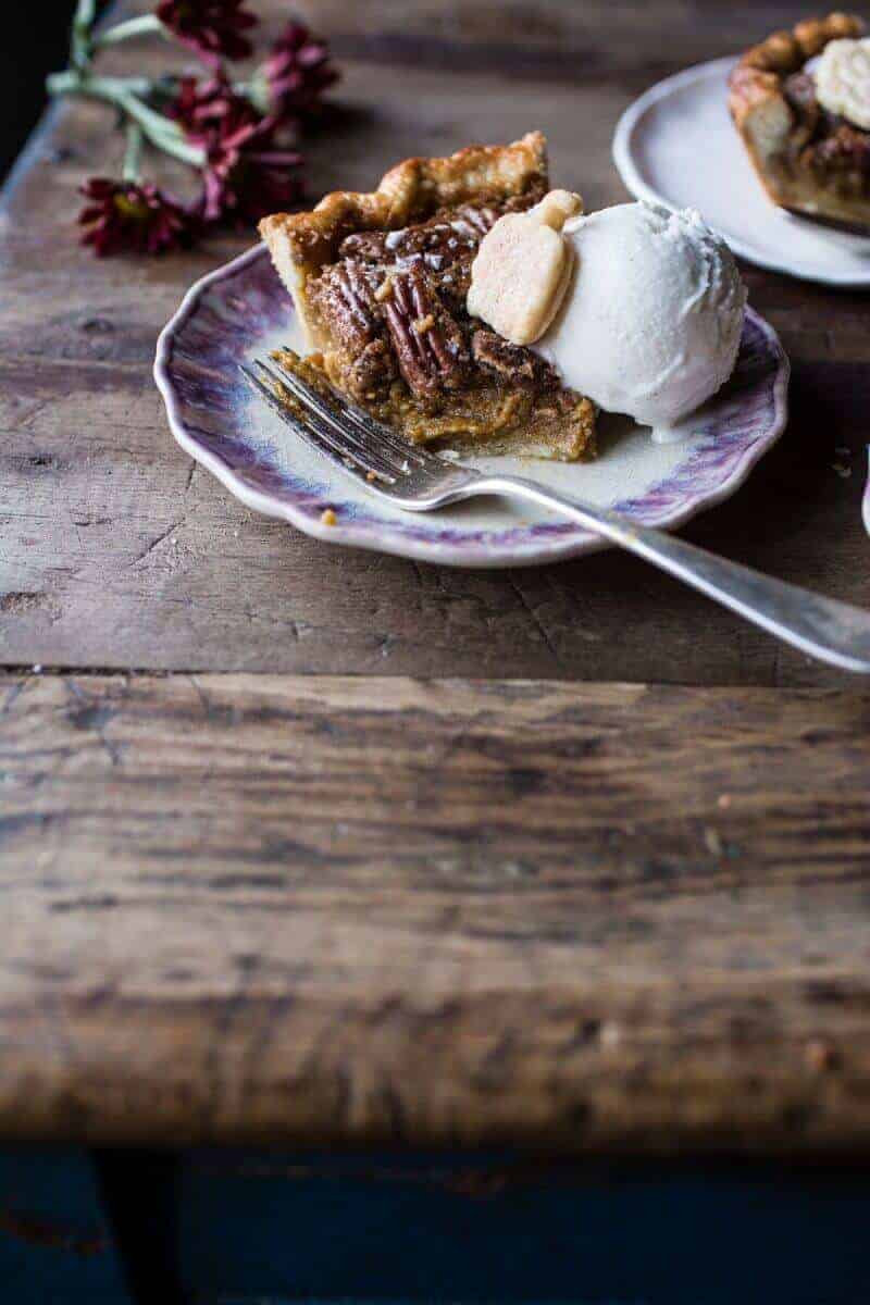 Salted Bourbon Pecan Pumpkin Pie | halfbakedharvest.com @hbharvest
