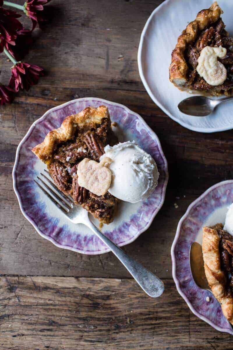 Salted Bourbon Pecan Pumpkin Pie | halfbakedharvest.com @hbharvest