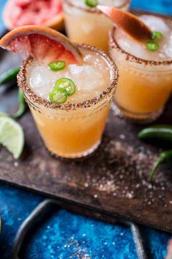 Spicy Grapefruit Margarita | halfbakedharvest.com @hbharvest