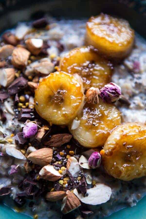 Coconut Chia Oats with Caramelized Bananas | halfbakedharvest.com @hbharvest