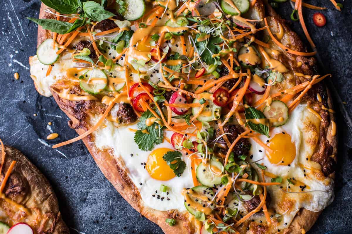 Banh Mi Pizza | halfbakedharvest.com @hbharvest