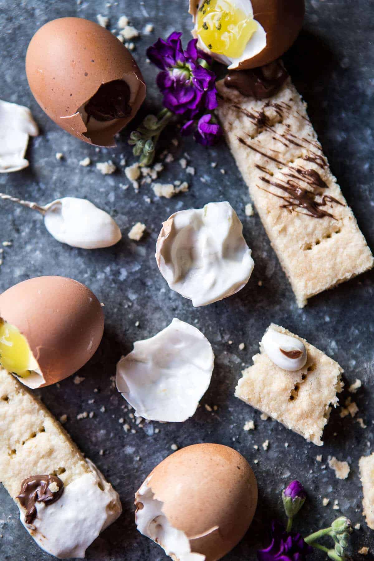 Cheesecake Eggs with Shortbread Soldiers | halfbakedharvest.com @hbharvest