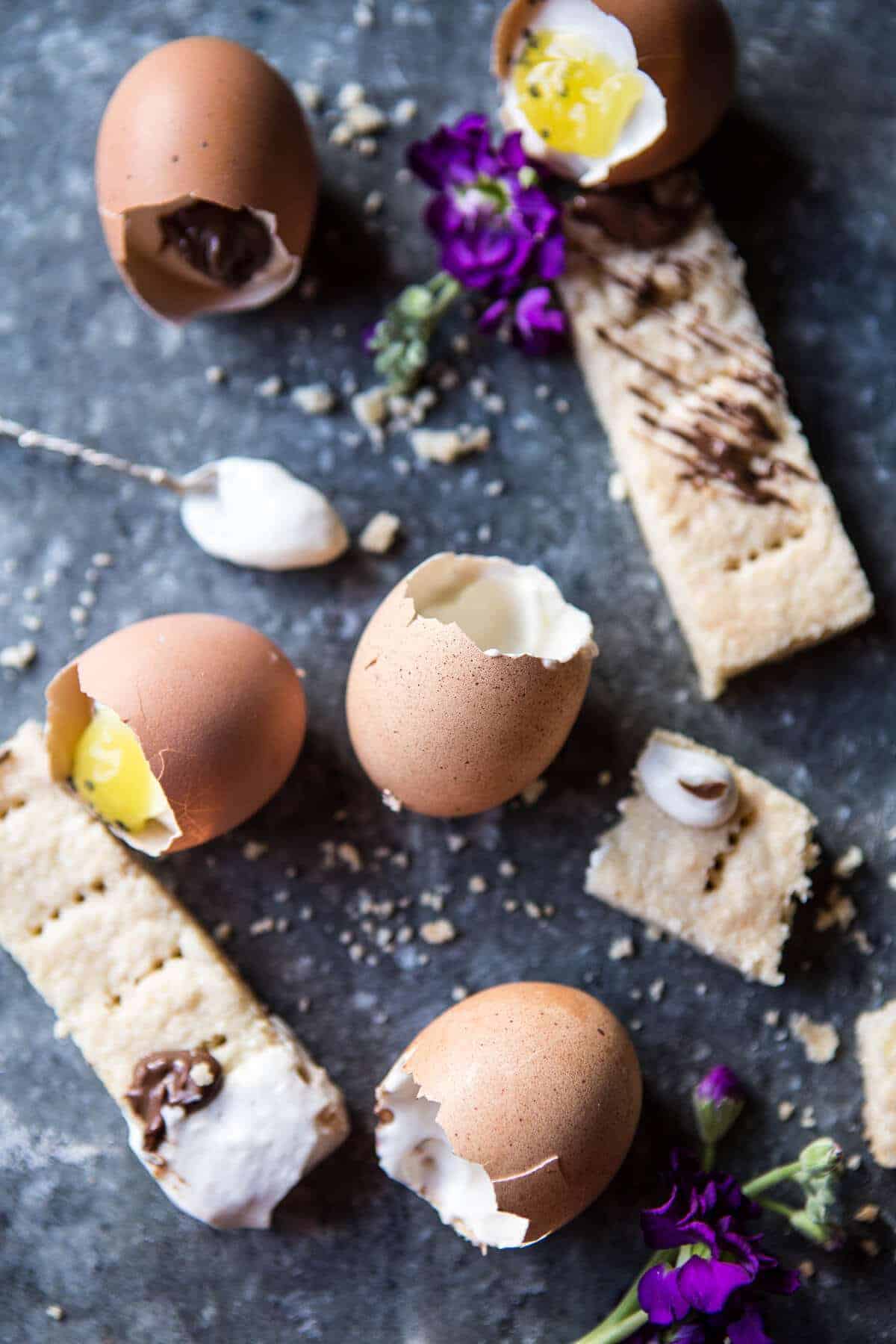 Cheesecake Eggs with Shortbread Soldiers | halfbakedharvest.com @hbharvest