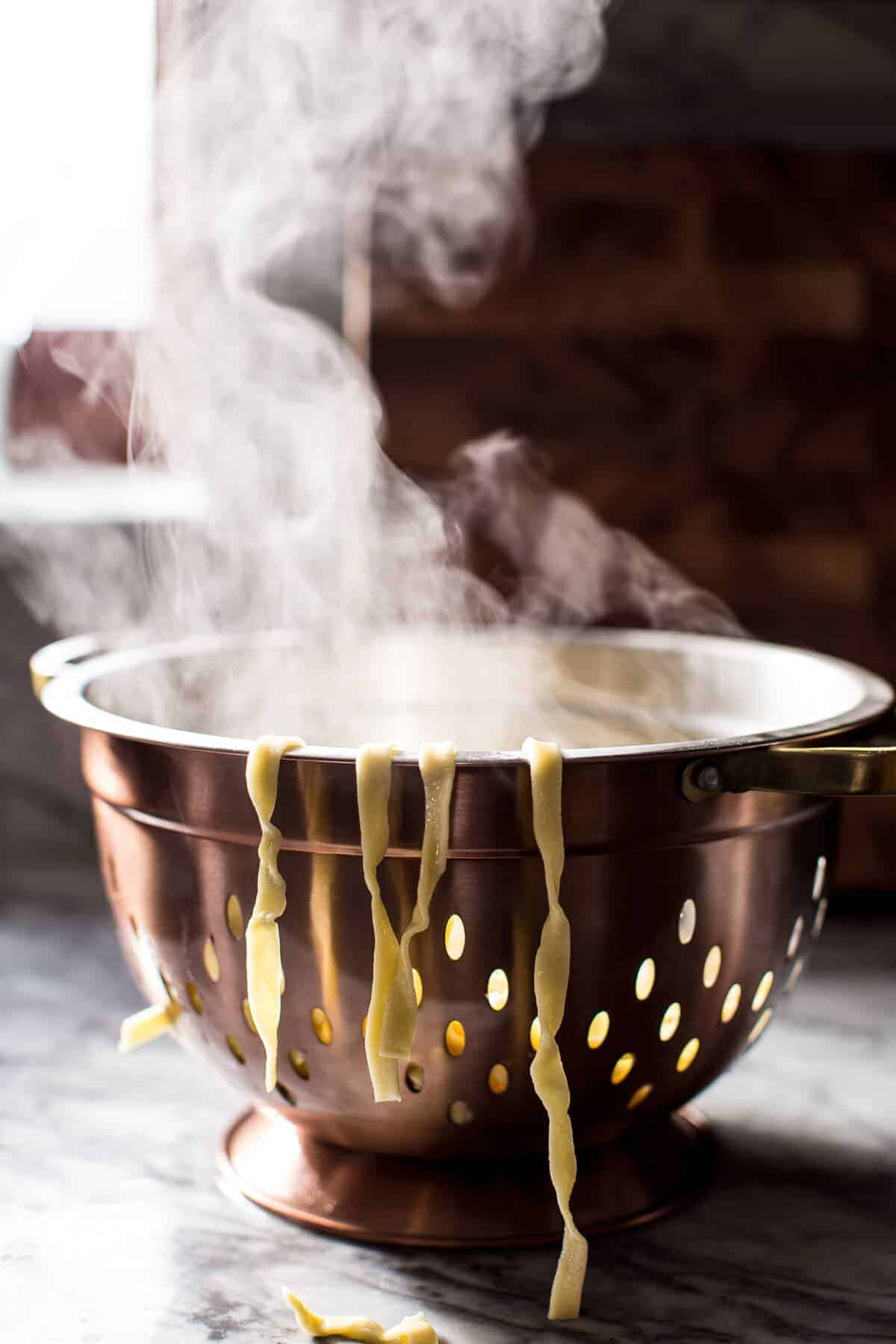 Creamy Tomato, Lobster and Shrimp Fettuccine | halfbakedharvest.com @hbharvest