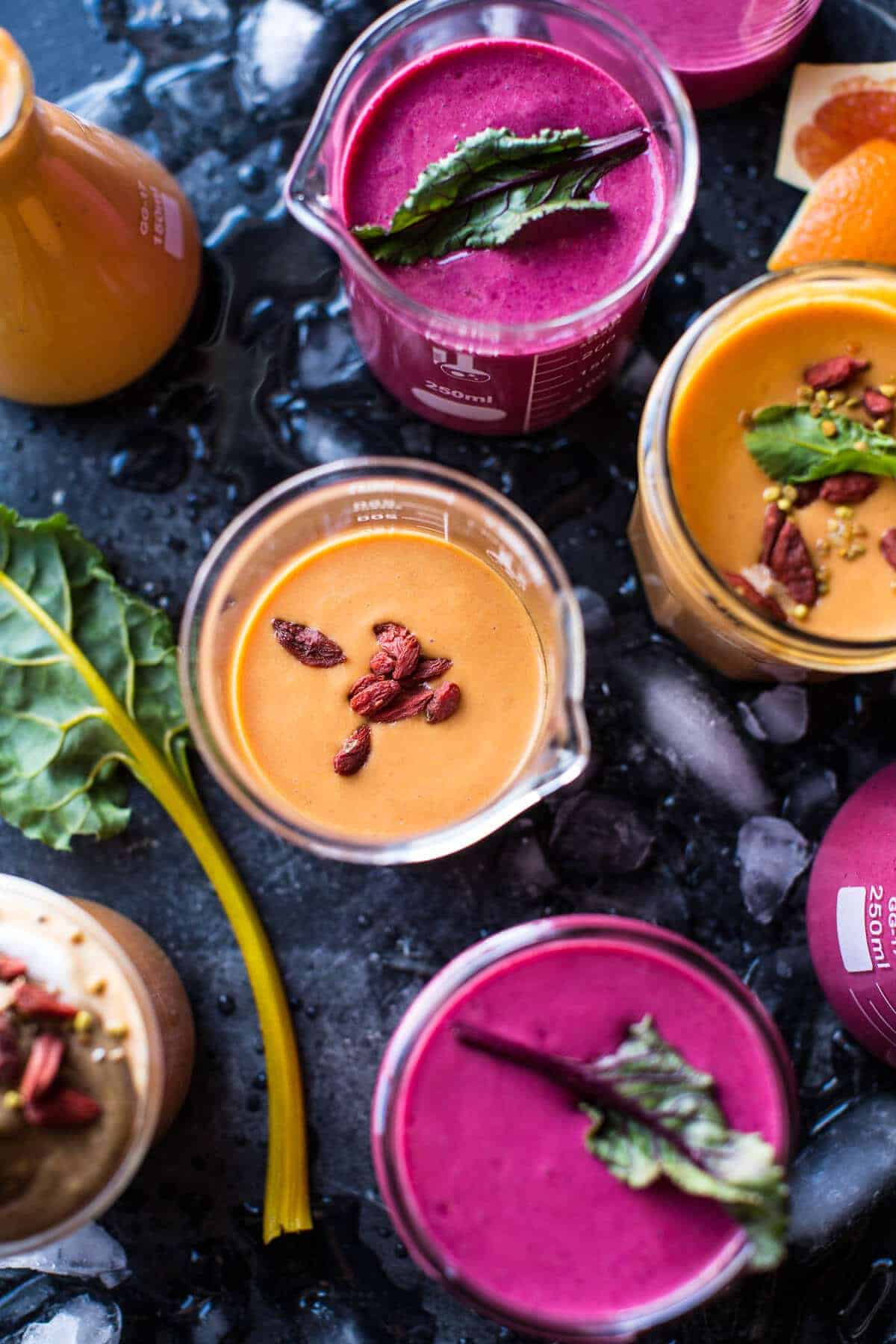 Power Food Fruit Smoothies 2 Ways | halfbakedharvest.com @hbharvest