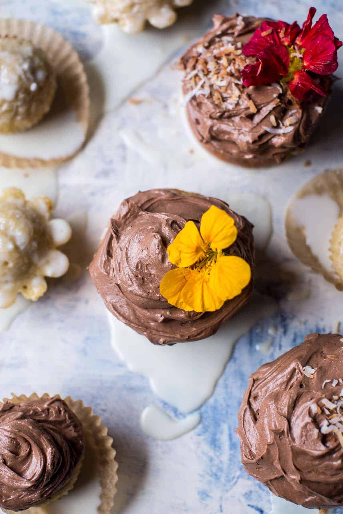 Coconut Banana 3-Milk Cupcakes with Nutella Buttercream | halfbakedharvest.com @hbharvest