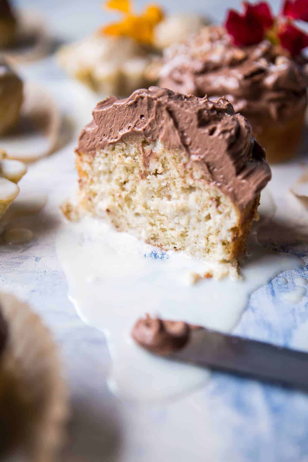Coconut Banana 3-Milk Cupcakes with Nutella Buttercream | halfbakedharvest.com @hbharvest