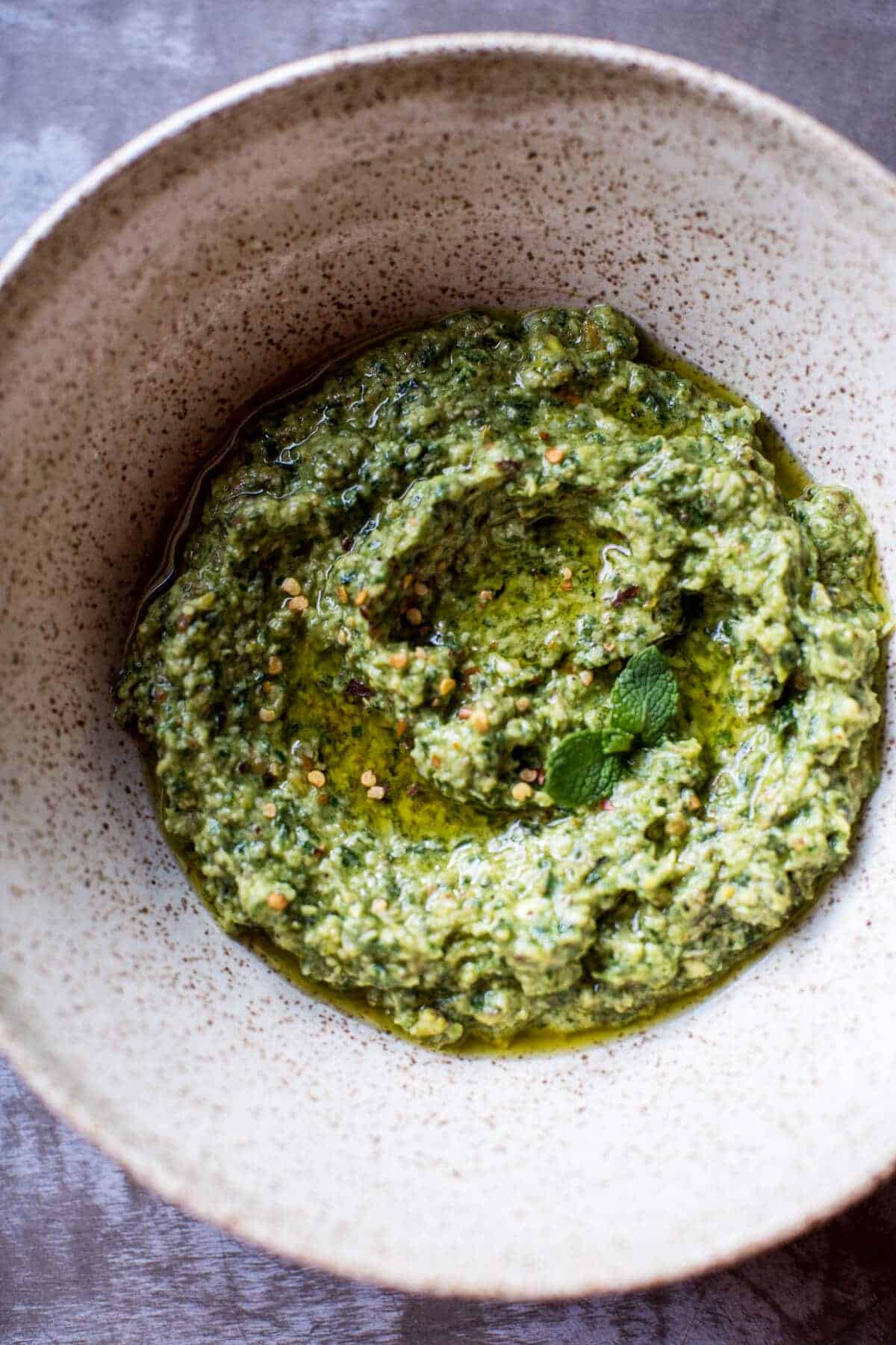  Green Goddess Zucchini Pasta with Fried Halloumi | halfbakedharvest.com @hbharvest