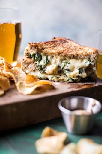 Irish Pub Spinach and Artichoke Melt | halfbakedharvest.com @hbharvest