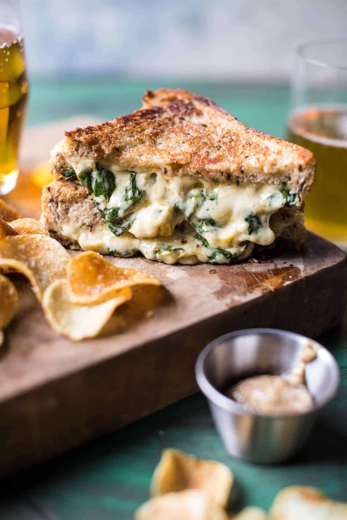 Irish Pub Spinach and Artichoke Melt | halfbakedharvest.com @hbharvest