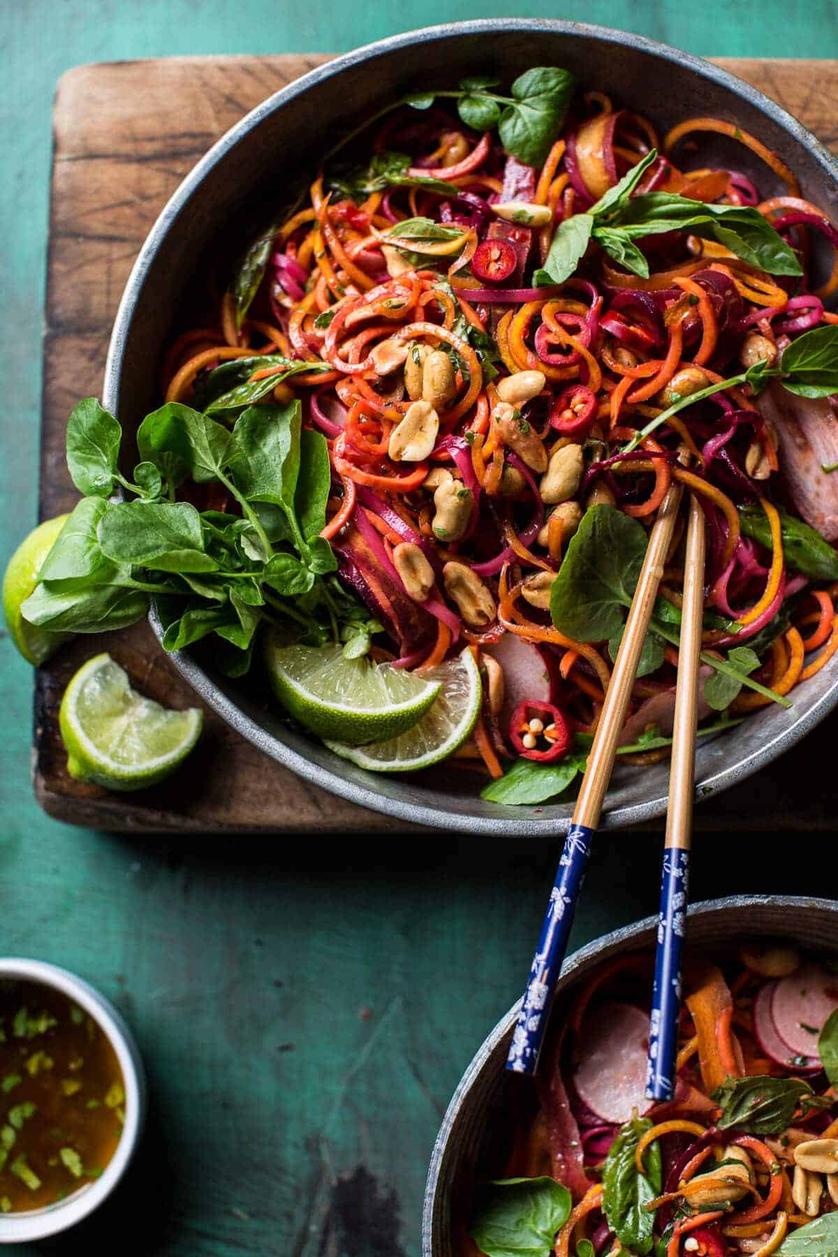 Rainbow Veggie Noodles | halfbakedharvest.com @hbharvest