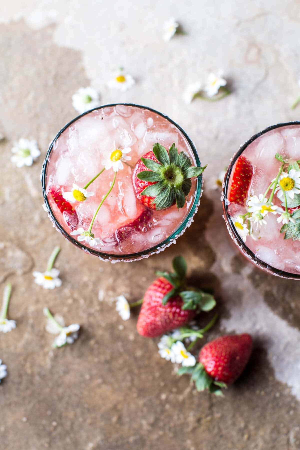 Strawberry Chamomile Paloma | halfbakedharvest.com @hbharvest
